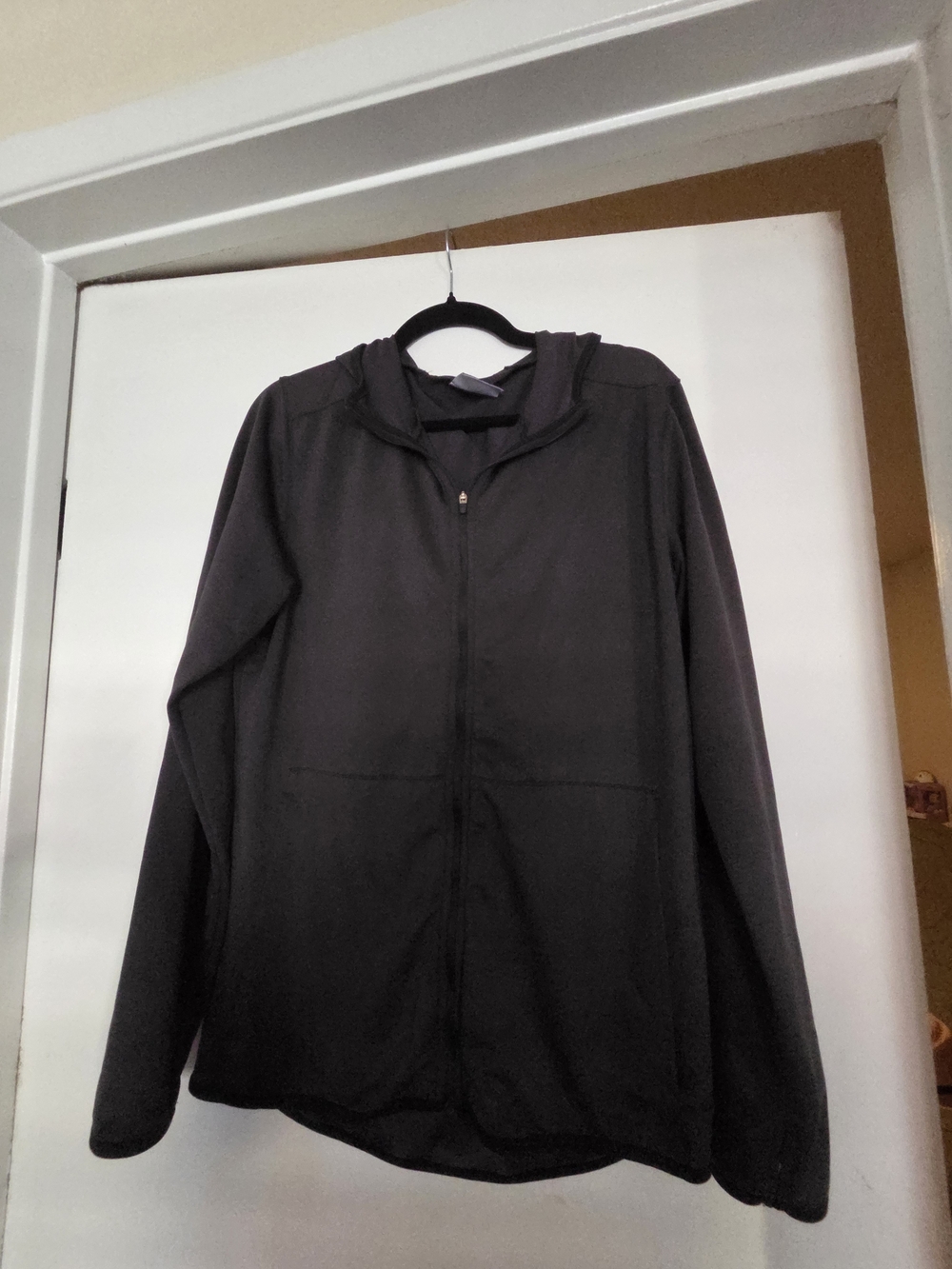 Asics Men's Black Full-Zip Hooded Jacket Small